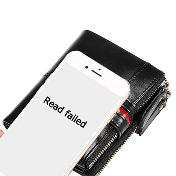 BISI GORO Nove Anti Tat RFID Kreditne ID Kartico sim Pravega Usnja Ženske Zadrgo Torbica Moških Poslovne Kreditne Kartice Torbe Žep