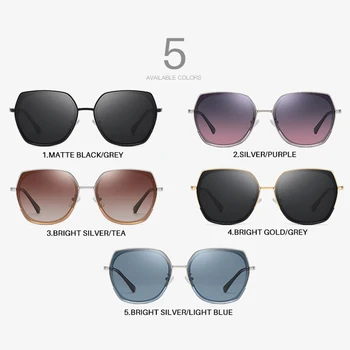 AEVOGUE Nove Ženske Poligon Moda Polarizirana sončna Očala Gradient Objektiv Vožnje Retro Očala blagovne Znamke Design UV400 AE0817