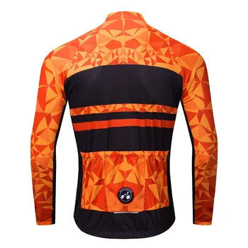 2021 moška Kolesarska Majica Dolg Rokav Gorskih Downhill Kolo MTB Racing Obleko Motokros Rokavi Top Izposoja Maillot Black Orange