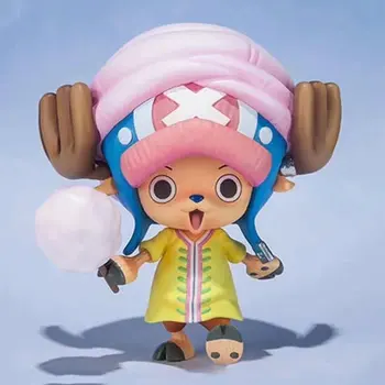 9 cm Japonski anime slika enem kosu Tony Tony Chopper cotton candy ver dejanje slika zbirateljske model igrače za fante