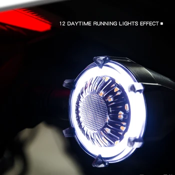 Duh Zveri-L11 Univerzalno motorno kolo Zavrtite Signal LED dan-čas in nočni čas teče lahka Kolesa, Spredaj/Zadaj smer indikator