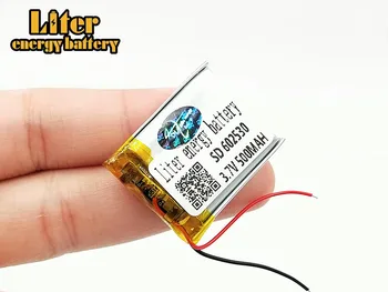 3,7 V 602530 500mAh litij-polimer baterija za Polnjenje Li-ion Celic Za mikrofon, MP3, GPS Pametno Gledati Branje Pero Brezžični Miši