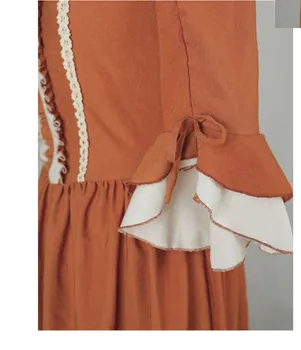 Pomlad Prvotni Načrt Jeseni Ženske Francoskega Podeželja Slog Vintage Obleke Elegantno Vitek Bombaž Velvet Dolgo Princesa Obleko