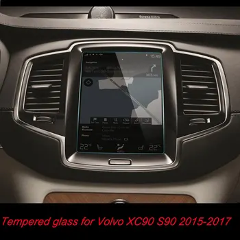 8.7 Palčni 180*135mm Za Volvo V90 XC90 S90 XC60 Avto GPS Navigacijski Zaslon Patron Center Dotik, Kaljeno Steklo Film Anti Scratch