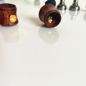 10 mm uho lupini vstavljiv mmcx pin lesene lupini