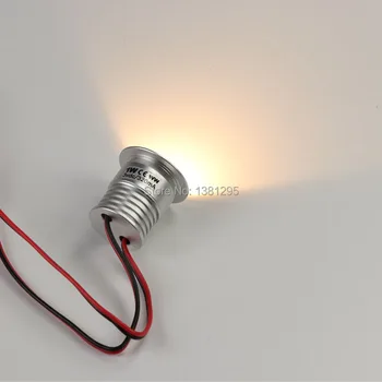Mini LED Downlight Zatemniti Plafon LED Vgradne Stropne Spot luç 1W Set Home Kopalnica Kabinet Razsvetljavo, Žarnice Svetilke Komplet