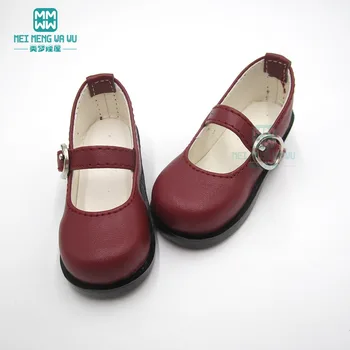 1/4 BJD lutka čevlji MSD Sintetičnega Usnja pu Čevlji z visoko peto čevlje, črna, bela, Rjava, roza, rdeča, purp