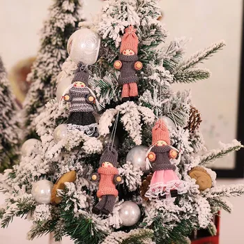 1Box Novo Leto Darilo Srčkan Božič Angel Lutka Božič Drevo Ornament Noel Dekorativno Božično Dekoracijo za Dom Natalne Navidad 2020 Dekor
