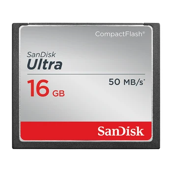 SanDisk Ultra Pomnilniško Kartico CompactFlash 16 GB CF Kartica 333X kot 50 mb/s Branje Hitrost DSLR Video Flash Kartice ( SDCFHS-016G-Z46-16GB)