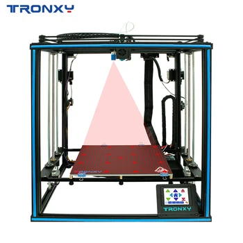 Tronxy X5SA-2E Visoko Natančnost Samodejno izravnavanje Velika Tiskanja Velikost s 3,5-Palčni Barvni zaslon na Dotik Tiskanja Žarilno Odkrivanje 3D Printe