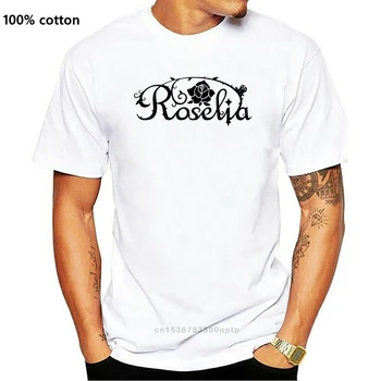 Moški tshirt Bang Sanje Roselia Unisex Majica(1) Natisnjeni T-Shirt tees vrh