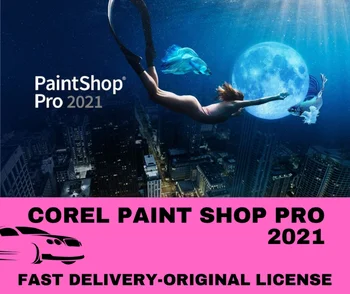 Corel paint shop pro 2021 + programske opreme, usposabljanja, storitev + Hitra Dostava-Izdelek Zagotovljena-Deluje