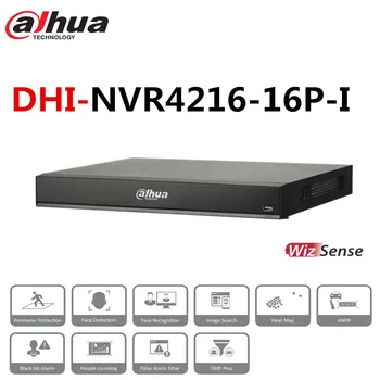 Dahua CCTV Omrežja, Video Snemalnik NVR4216-16P-I 16 Vrata POE Smart H. 265+ Podpira ONVIF in 2 način Govori dahua NVR Snemalnik