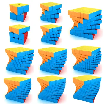 MOYU Cubing Razredu Magic Cube Stickerless 2x2 3x3 4x4 5 x 5 6x6 7x7 šahovnica z 8 × 8 9x9 10x10 11x11 12x12 Hitrost Uganke Kocke Igrače Darila