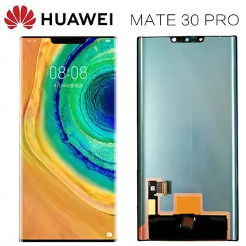 Original Super AMOLED za Huawei Mate 30 Pro LCD-Zaslon, Zaslon na Dotik, Računalnike Skupščine Popravilo mate 30 pro LIO-L09 L29 LCD