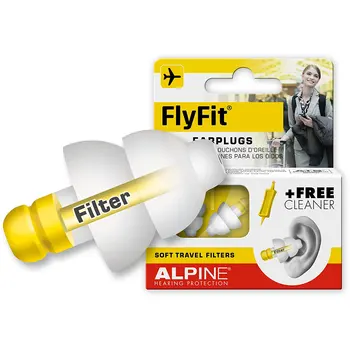 Alpske Letenje Fit Flyfit Čepi čepi, ki plujejo pod letalo zraka tlak bilance ušesu, bolečine, zmanjšanje hrupa darilo potovanja in spanja helper CE