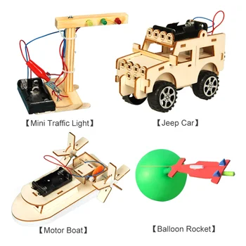 STEBLO znanost eksperiment igrače Otroci Izobraževalna Fizika Znanosti Igrače DIY Električni Igra znanstvenih poskusih, igre za Otroke