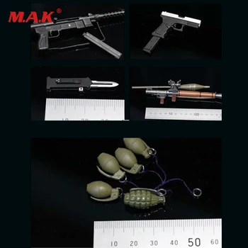 1:6 Klovn Plastičnih Orožje Model G18 Pištolo M76 Brzostrelka Pištolo Bazuka Bombo Bodalo na zalogi