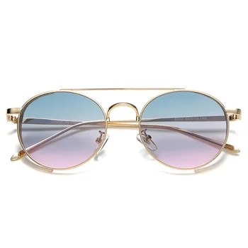 2021 Nove Luksuzne Krog Punk sončna Očala Ženske Letnik Steampunk sončna Očala Moških Sunglass Oculos Feminino Lentes Gafas De Sol UV400