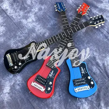 Črnega ,Rdeča , Modra Mini Kitara hofner Shorty prinaša dobička začetnik Potovanja kitara otrok Električni guitarra