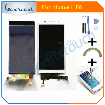 Preizkušen Za Huawei P6 P6s Zaslon LCD+Touch Screen Računalnike Steklena Plošča, Zamenjava Za Huawei Vzpon P6 + orodja