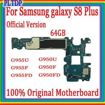 64GB EU Različica Za Samsung Galaxy S8 G950F G950FD G950U G955F G955FD G955U Motherboard Original odklenjena Logiko odbor