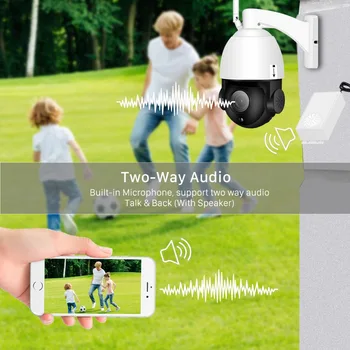ANBIUX 1080P 30X Optični Zoom Brezžični PTZ IP Kamero dvosmerni Audio WIFI Prostem CCTV Varnosti Video Kamera 80 Night Vision