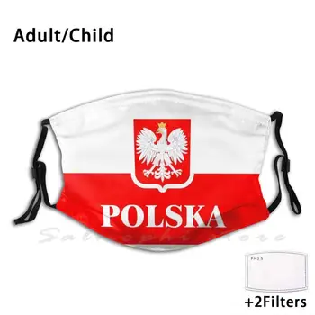 Maska Polska 1 Poljska Poljska Zastava Zastava Poljski Rdeče Bele Palice Poljska Grb Varšavi Sem Iz Poljske Polska Polska Flaga