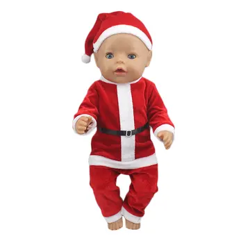 2020 lep Božični Set Primerni Za 43 cm Baby Doll 17 Palčni Prerojeni Baby Doll Obleke, Čevlji niso vključeni