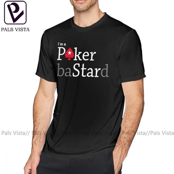 Poker T Shirt Pokerstar T-Shirt Smešno 6xl Tee Shirt Tiskanje Bombaž Mens Classic Kratkimi Rokavi Tshirt