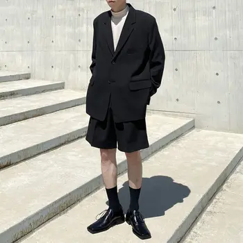 Obleko moška Moda Barva Business Casual Obleko Moških Ulične Divje Svoboden korejski Hlače, Obleka za Obleko Mens Poletje M-XL