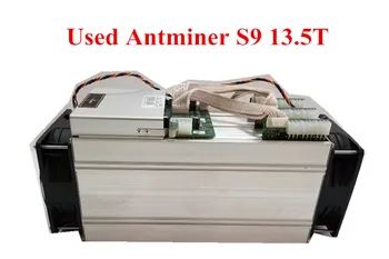Uporablja AntMiner S9 13.5 T Bitcoin Rudar Asic BTC BCH Rudar Boljši Od WhatsMiner M3 M10 T9+ Ebit E9 Avalon 841 921 V9 S7