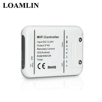 Wifi LED Krmilnik Remote, Wifi RGB LED Krmilnik DC12V-24V 2.4 G Barvna Temperatura Controler
