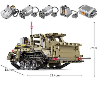 500+ Kos Opeke RC Tank Tehnika Modela Avtomobila gradniki Fant Rojstni dan Darila Otroci Daljinski upravljalnik Igrače Za Otroke
