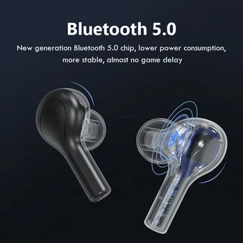 F9-278 Bluetooth Slušalke Power Led Digitalni Zaslon Slušalke Klic Funkcije Binaural Stereo Čepkov Dotik Glas za Xiaomi Huawei