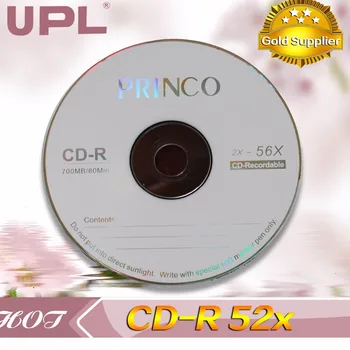 Debelo 25 diski Razred A x52 700MB Prazno Princo Natisnjeni CD-R Zgoščenka