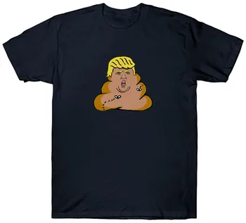 Donald Adut T Shirt Poo Smetišče Smešno Slogan Šala Pun Zda Predsednik Darilo Za Rojstni Dan Blagovno Znamko Oblačil Tee Majica
