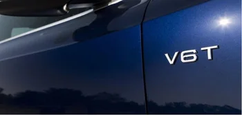 2pcs/veliko ABS Sline V6T V8T V10 avto strani telesa dekoracijo emblem nalepke za Audi A1 A3 A4 A5 A6 A7 A8 S1 S3 S4 S5 S6 S7 TT RS S
