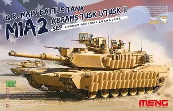 Meng 1/35 TS-026 NAS Glavni Bojni Tank M1A2 SEP Abrams Okel I/Okel II MBT Zaslon Otroke, Igrače, Plastične montažna Gradnja Model Komplet