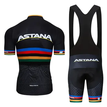 Kolesarski Dres Pro Team 2020 Astana poleti kolesarska Oblačila Kolesarska Oblačila Kolo Moški Gorskih Uniforme Nastavite Kolesarjenje bo Ustrezala