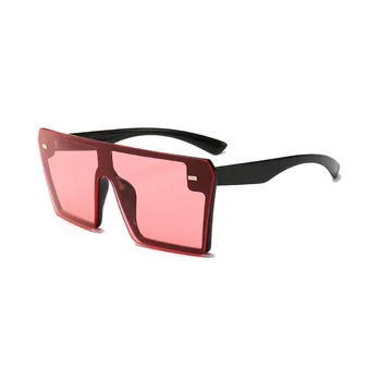 Nove Luksuzne Big Frmae Barvite sončne Očala Za Ženske, Ženska Retro Osebnost Kvadratnih sončna Očala UV400 Šport Odtenki Ogledalo