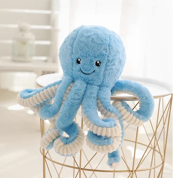 40-80 cm Lep Simulacije hobotnica Obesek Pliš Plišaste Igrače Mehko Živali Domov Dodatki Srčkan Živali Lutka Otrok Darila