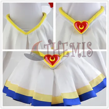 Athemis Anime Sailor Moon Usagi Tsukino Super S Cosplay Kopalke po Meri vseh Velikosti Obleko in Nakit