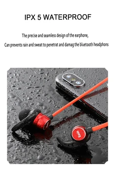 Neckband Bluetooth Slušalke Brezžične Slušalke Gaming Slušalke Bluetooth Čepkov z Mikrofonom za iPhone, Samsung xiaomi Prostoročno