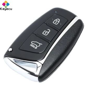 KEYECU Zamenjava Novi Smart Remote Key - 3 Gumbi & 433MHz & ID46 Čip - FOB za Hyundai Santa Fe 2012-FCC ID: 95440 2W500
