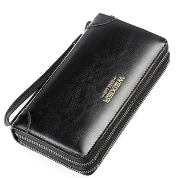 Nove Moške Denarnice Usnja Moške torbe sklopka vrečke koffer denarnica usnje dolgo denarnica z zadrgo žep za kovance moških Torbici