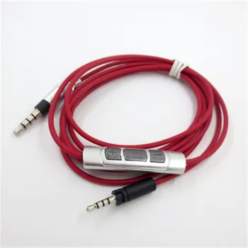 Zamenjava Avdio Kabel Za Sennheiser ZAGON Slušalke Bluetooth Kabel, Slušalke Žične Connecter Avdio Kabel z Mikrofonom Remoter