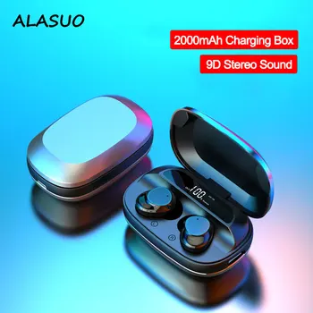 G16 2000mAh Slušalke Brezžične Bluetooth 5.0 Luksuzni Slušalke 2A Polnjenje za iphone 12 11 samsung xiaomi IPX7 Nepremočljiva Čepkov