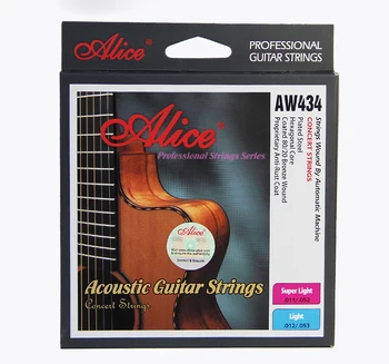 Alice 5 določa, Akustične Kitare, Godala Koncert Strune Prevlečene Jeklene Kitaro Pribor del Guitarra