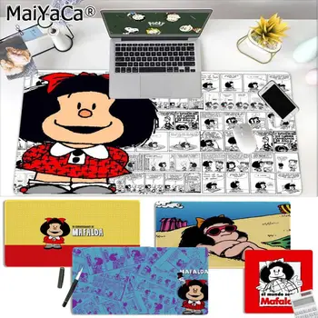 MaiYaCa Novega Modela, Risanka Mafalda Velike Mouse pad PC Računalnik mat Brezplačna Dostava Velik Miško, Tipke Tipkovnice Mat